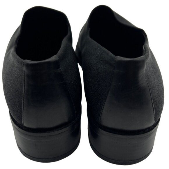 Donald J Pliner AAA Elastic Loafers Black Leather Accent Size 7.5M - Picture 3 of 9